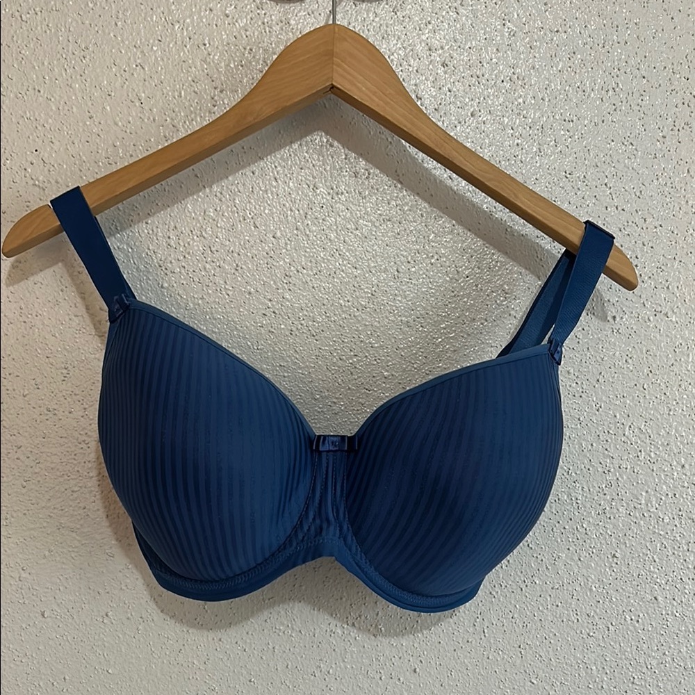 Blue Underwire Bra